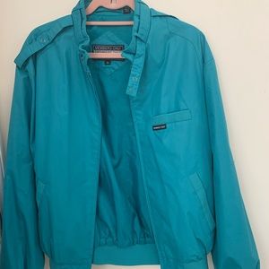 Teal members only jacket